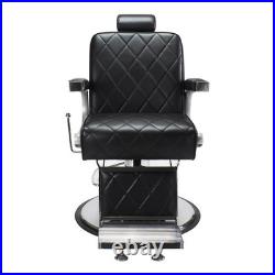 KIN Barber Chair Heavy Duty Hydraulic Recline Classic Barbershop