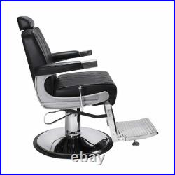 KIN Barber Chair Heavy Duty Hydraulic Recline Classic Barbershop