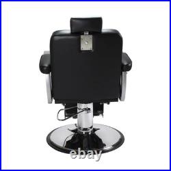 KIN Barber Chair Heavy Duty Hydraulic Recline Classic Barbershop