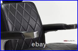 KIN Barber Chair Heavy Duty Hydraulic Recline Classic Barbershop