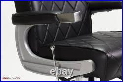 KIN Barber Chair Heavy Duty Hydraulic Recline Classic Barbershop