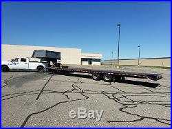 Kaufman 40 Heavy Duty Deluxe 30000 Gvw Hydraulic Tilt Flatbed Gooseneck Trailer