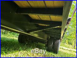 Kaufman 40 Heavy Duty Deluxe 30000 Gvw Hydraulic Tilt Flatbed Gooseneck Trailer