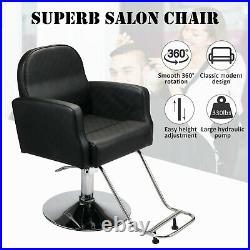 LOTOLE Heavy Duty Salon Chair Hydraulic Lift Barber Stylist Beauty Chair Hair