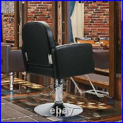 LOTOLE Heavy Duty Salon Chair Hydraulic Lift Barber Stylist Beauty Chair Hair