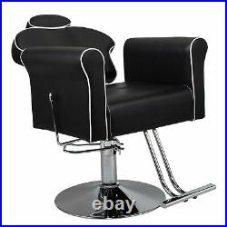 LOTOLE Vintage Heavy Duty Recline Hydraulic Barber Chair Salon Beauty Furniture