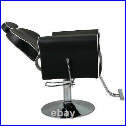 LOTOLE Vintage Heavy Duty Recline Hydraulic Barber Chair Salon Beauty Furniture