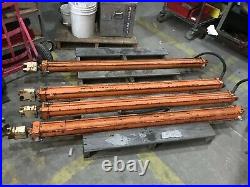 Large Heavy Duty Hydraulic Cylinders Approximately 6 foot long 4 Available