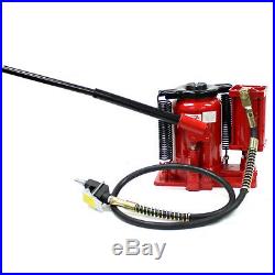 Low Profile 20 Ton Manual Air Hydraulic Bottle Jack 40,000lb HEAVY DUTY Truck RV