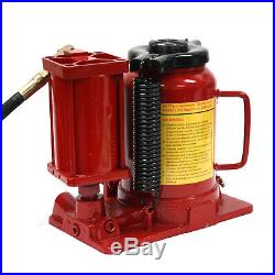 Low Profile 20 Ton Manual Air Hydraulic Bottle Jack 40,000lb HEAVY DUTY Truck RV