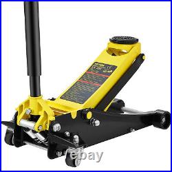 Low Profile Floor Jack 3 Ton Heavy-Duty Steel Dual Piston Hydraulic Pump