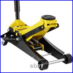 Low Profile Floor Jack 3 Ton Heavy-Duty Steel Dual Piston Hydraulic Pump