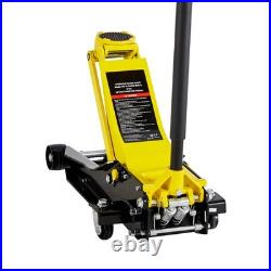 Low Profile Floor Jack 4T Heavy Duty Steel Hydraulic Car Jack withDual Piston Pump