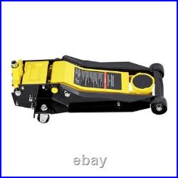 Low Profile Floor Jack 4T Heavy Duty Steel Hydraulic Car Jack withDual Piston Pump