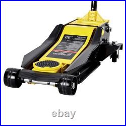 Low Profile Floor Jack 4T Heavy Duty Steel Hydraulic Car Jack withDual Piston Pump