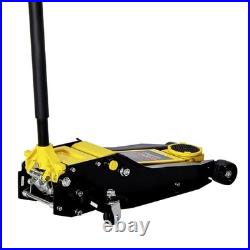Low Profile Floor Jack 4T Heavy Duty Steel Hydraulic Car Jack withDual Piston Pump