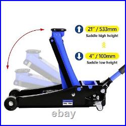 Low Profile Floor Jack Heavy-duty Steel Single Piston Hydraulic Pump