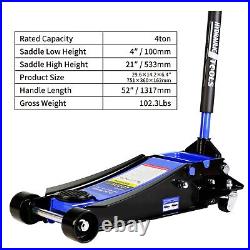Low Profile Floor Jack Heavy-duty Steel Single Piston Hydraulic Pump