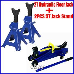Low Profile Trolley Jack Hydraulic Lift Heavy Duty Car Floor or Axle Stands Jack