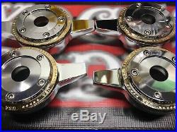 Lowrider Hydraulics Gold zenith Heavy Duty Style Lock in Knock Offs Spinners New