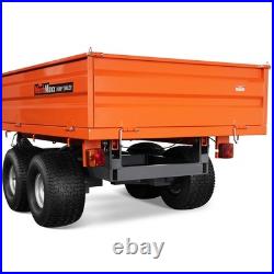 MechMaxx 2-Ton Capacity Heavy-Duty Hydraulic Dump Cart Trailer With Tail Light MechMaxx 2-Ton Capacity Heavy-Duty Hydraulic Dump Cart Trailer With Tail Light