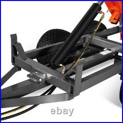 MechMaxx 2-Ton Capacity Heavy-Duty Hydraulic Dump Cart Trailer With Tail Light