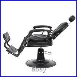 Metal Vintage Heavy Duty Recline Barber Chair Salon Beauty All Purpose Equipment