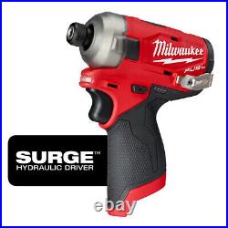 Milwaukee 2551-20 M12 Fuel Surge 1/4 Hex Hydraulic Driver TOOL ONLY