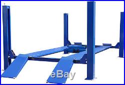 NEW 14K 14,000 LB Heavy Duty Four Post Lift, Cable Driven Auto Lift