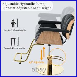 NEW Classic Hydraulic Salon Chair, with Heavy Duty Hydraulic Pump Barber Chair
