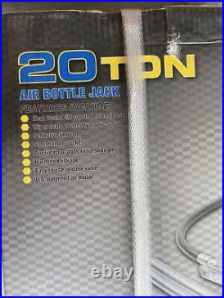 NEW Napa 791-2320 20 Ton Heavy Duty Air Hydraulic Bottle Jack 19-7/8