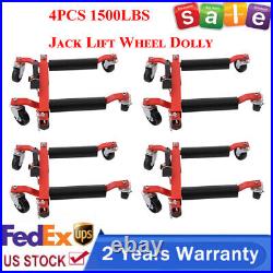 NEW! Pro Go Under Car Jack Lift Heavy Duty Hydraulic Car Dolly Set 4pc 1500LBS