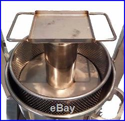 New 15L Heavy Duty Full Stainless Steel Wine/Cider Press With Hydraulic Jack Aid