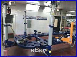 New 18 Feet Auto Body Frame Machine With Tools Cart And Tool And Clamps