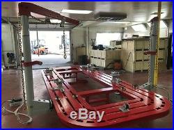 New 18 Feet Auto Body Frame Machine With Tools Cart And Tool And Clamps