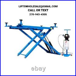 New 60 High Titan 6,000 lbs. Mid-Rise Scissor Lift with Free Adapters 110V