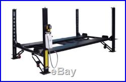 New 8,000 lbs. 4-Post Car Auto Lift with Casters, Ramps, Jack Tray & 3 Drip Trays