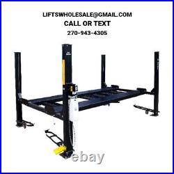 New 8,000 lbs. 4-Post Parking Storage Lift Basic Model No Accessories 110V