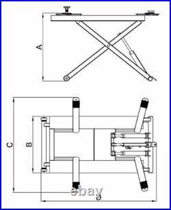 New AMGO MR06 6,000 LB Mid-Rise Portable Lift