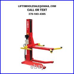 New AMGO SML-6 6,000 lb Portable Single Post Lift