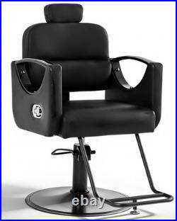 New Black All Purpose Recline Heavy Duty Hydraulic Barber Chair Salon Beauty Spa
