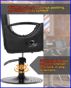 New Black All Purpose Recline Heavy Duty Hydraulic Barber Chair Salon Beauty Spa