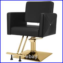 New Black+Gold Heavy Duty Hydraulic Barber Chair Salon Hair Dresser Spa Beauty New Black+Gold Heavy Duty Hydraulic Barber Chair Salon Hair Dresser Spa Beauty