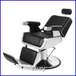 New Black/Red Heavy Duty Barber Chair All Purpose Reclining Salon Beauty Styling