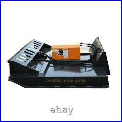 New Landhonor 72'' Skid Steer Brush Cutter Attachment Mower Heavy Duty Hydraulic