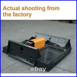 New Landhonor 72'' Skid Steer Brush Cutter Attachment Mower Heavy Duty Hydraulic