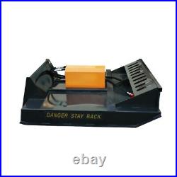 New Landhonor 72'' Skid Steer Brush Cutter Attachment Mower Heavy Duty Hydraulic