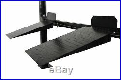 New Pro Lift 8000 Lb 4-Post Heavy Duty Storage Storage Lift withCasters & Trays