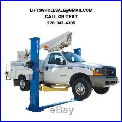 New Titan 12,000 lbs. 2-Post Auto Lift- Floorplate Model with Symmetric Arms