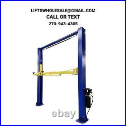 New Triumph 9,000 lbs. 2-Post Auto Lift Overhead Model Asymmetric Arms 220V